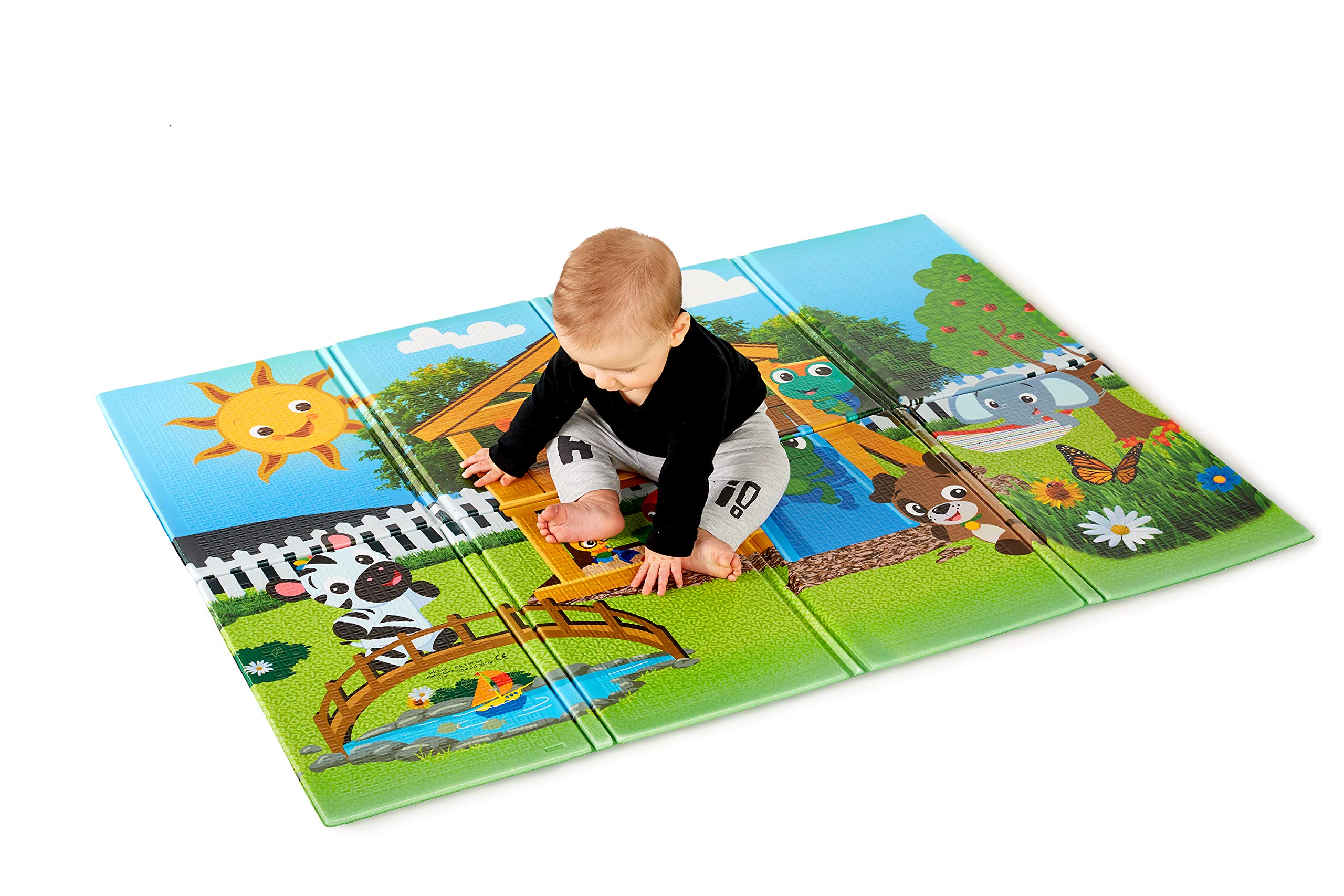 Baby Einstein Anytime Playground Large 47" x 35" Foldable Play Mat