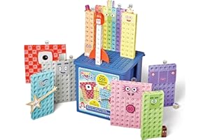 hand2mind Numberblocks Heroes with Zeroes MathLink Cubes Activity Set