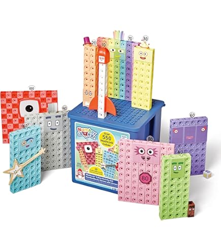 Numberblocks MathLinkキューブ 1-10 11-20 セット Learning Resources MathLink Cubes Numberblocks 1-10 & 11-20 Activity