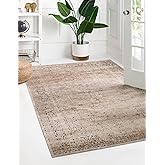 Unique Loom Chateau Collection Area Rug - Jefferson (2' x 3' 1" Rectangle Beige/Light Brown)