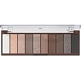 e.l.f. Perfect 10 Eyeshadow Palette, Ten Ultra-pigmented Nude Shades, Blendable Formula, Vegan & Cruelty-free, Everyday Smoky (Packaging May Vary)