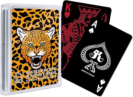 Amazon ブラック防水プラスチックトランプ パンセラオンカデザイン 裏面 カードゲーム トランプ おもちゃ