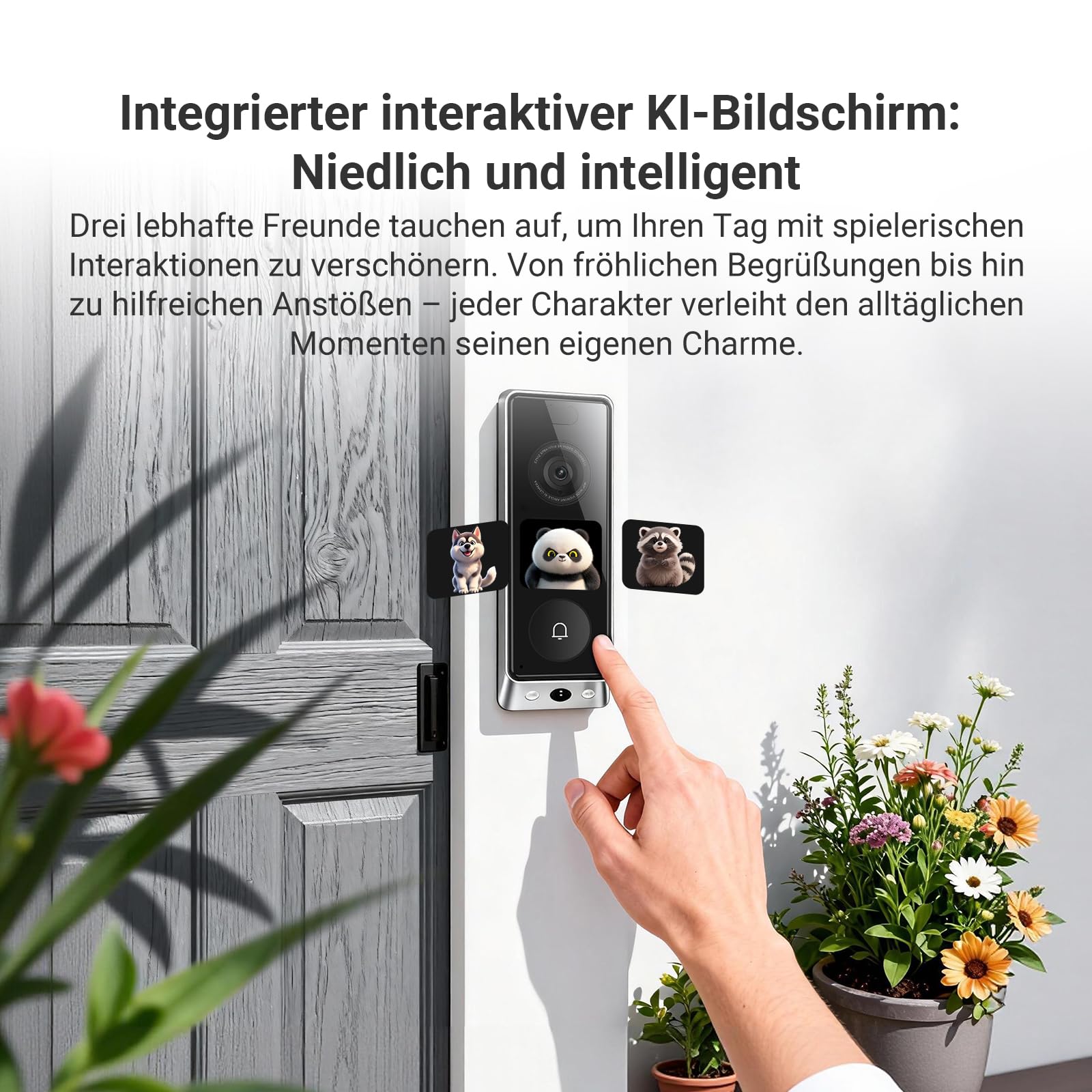 EZVIZ EP8 Ultra WLAN Video Türklingel Kabellos mit Dual-Kamera 6MP+2MP 5