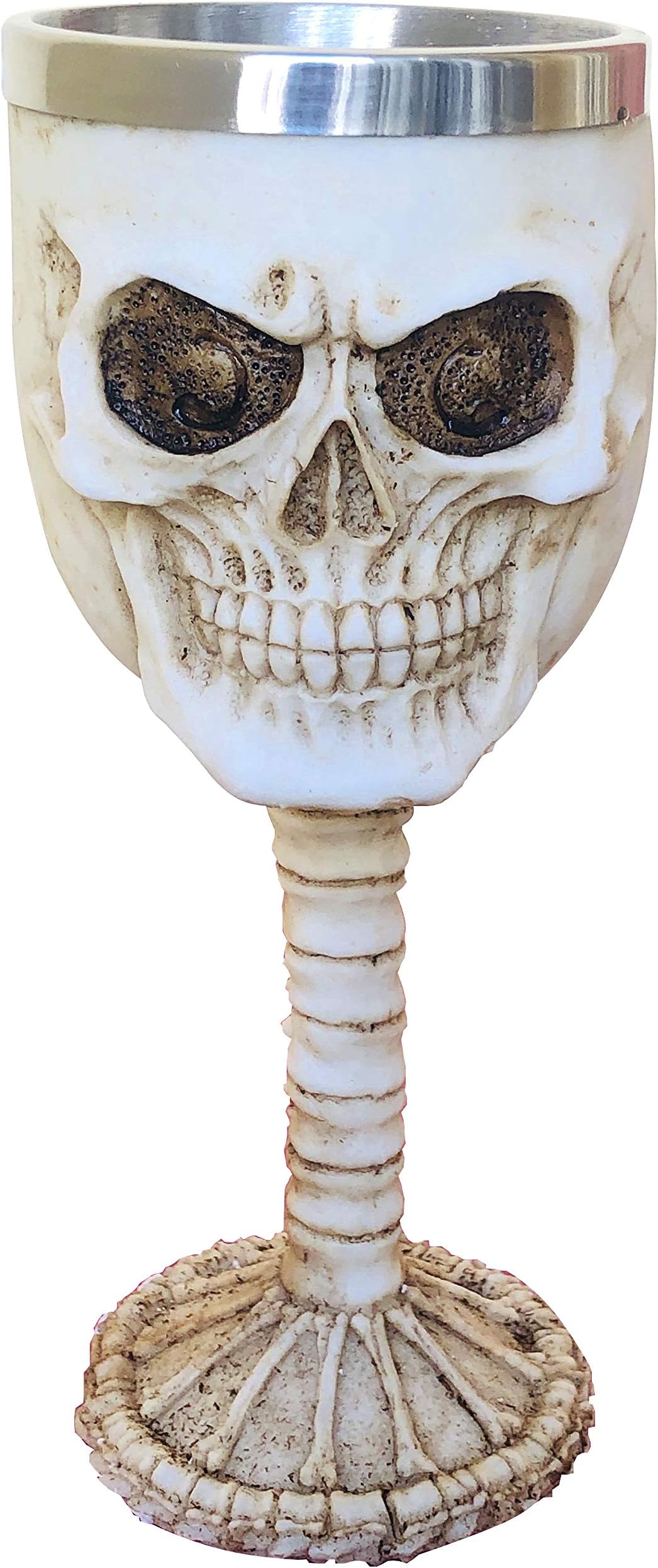 Saanveria Skull Skeleton Shape Wine Beverages Mug Marbel Finish