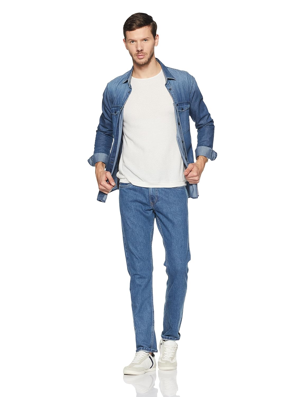 symbol amazon brand men's relaxed fit jeans