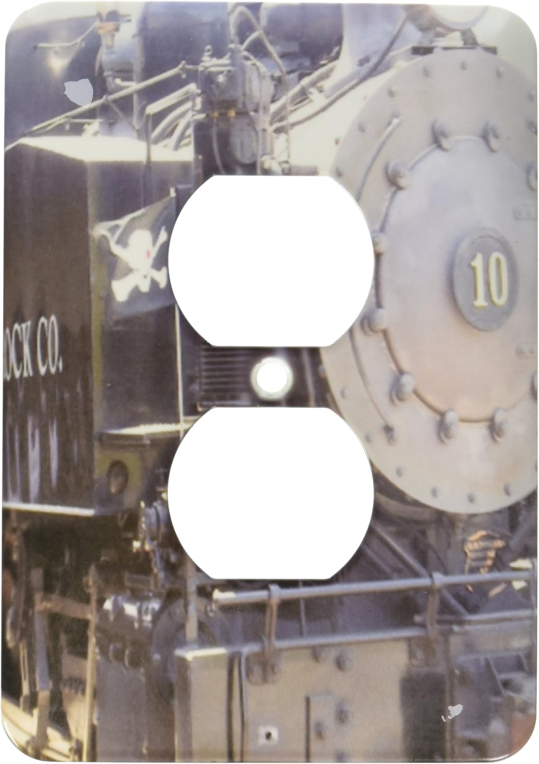 3dRose lsp_29272_6 Train in Sacramento CA Travel Capitol Outlet Cover, Multicolor