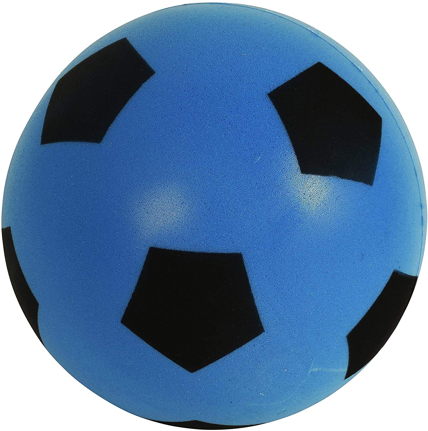 eMKay® 20cm Blue Football | Indoor/Outdoor Soft Sponge Foam Soccer Ball Great Fun For Adults And Kids Boys & Girls