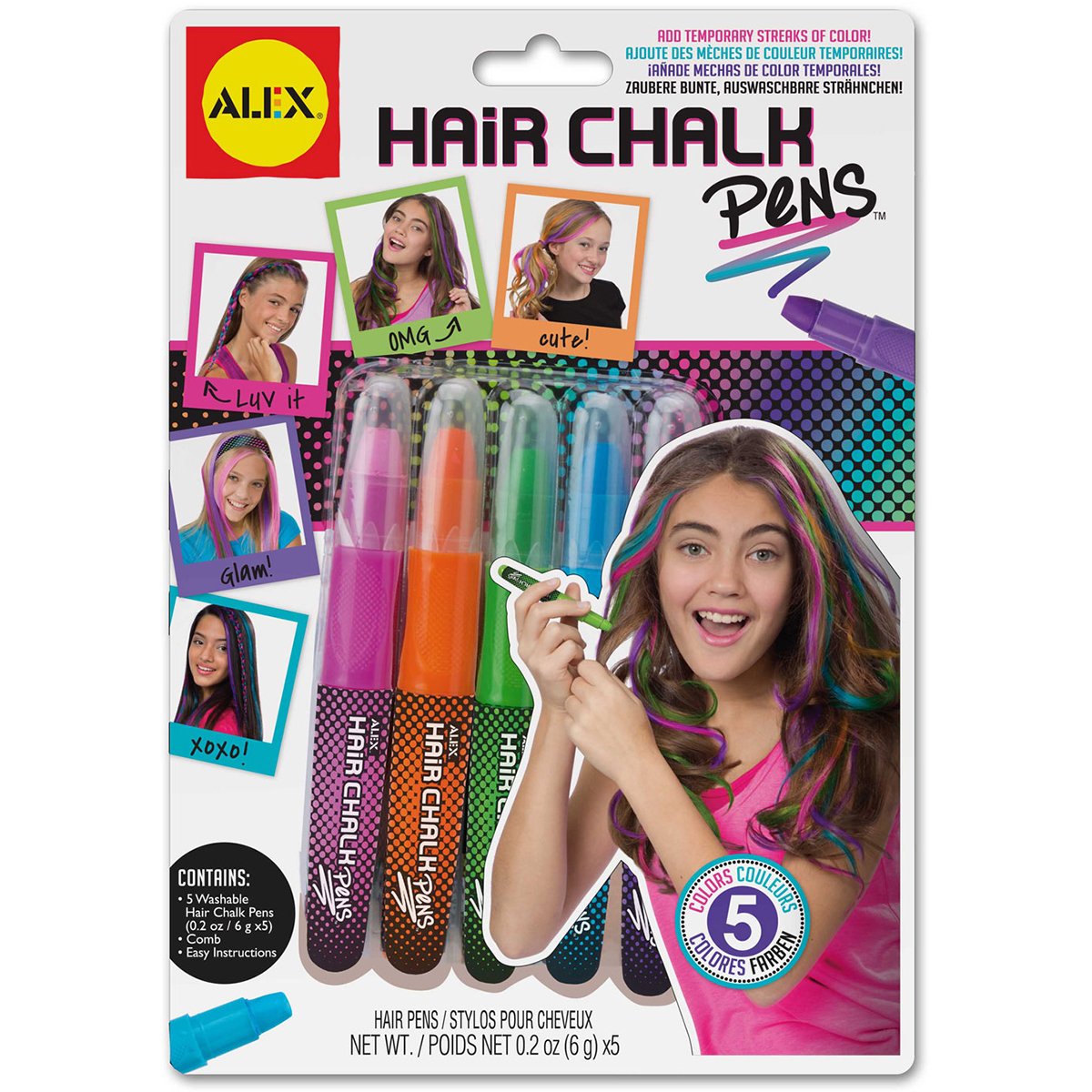 ALEX Toys Spa Hair Chalk Pens
