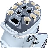 uniHimal StablePoint Quiet 14-Way Golf Cart Bag for Men &amp; Women | S-T Lock, Full-Length, Anti-Scratch Top, 12 Pockets