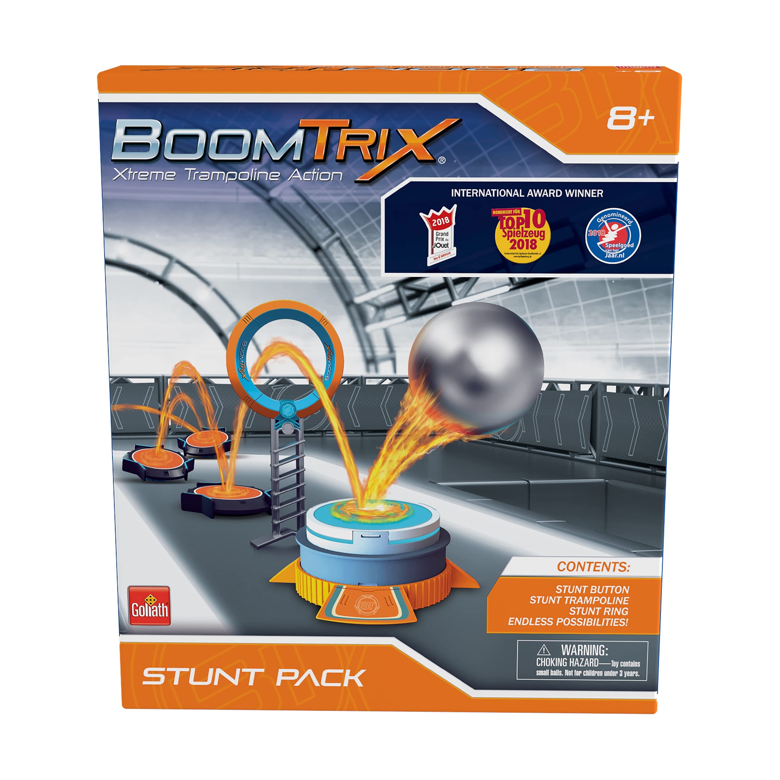BoomTrix Stunt Pack, Xtreme Trampoline Action for Kids Aged 8+, Multi-Colour