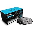 R1 Concepts Rear Ceramic Series Brake Pad With Rubber Steel Rubber Shims
