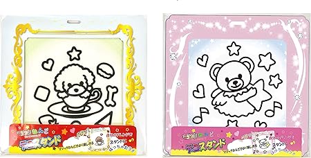 Amazon Amazon Co Jp 限定 ノブカンパニー マジックねんどデコスタンド2種 エンジェルベア プードル セット Ms4461 Set ねんど おもちゃ