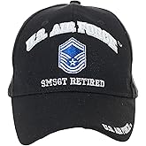 Artisan Owl Officially Licensed US Air Force Retired Baseball Cap - Multiple Ranks!