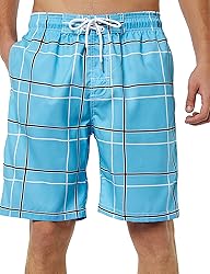 KAILUA SURF Mens Swim Trunks Long, Quick Dry Mens