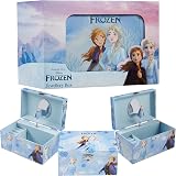 Disney Stitch Jewellery Box Girls Music Box with Mini Mirror Blue Frozen view 1