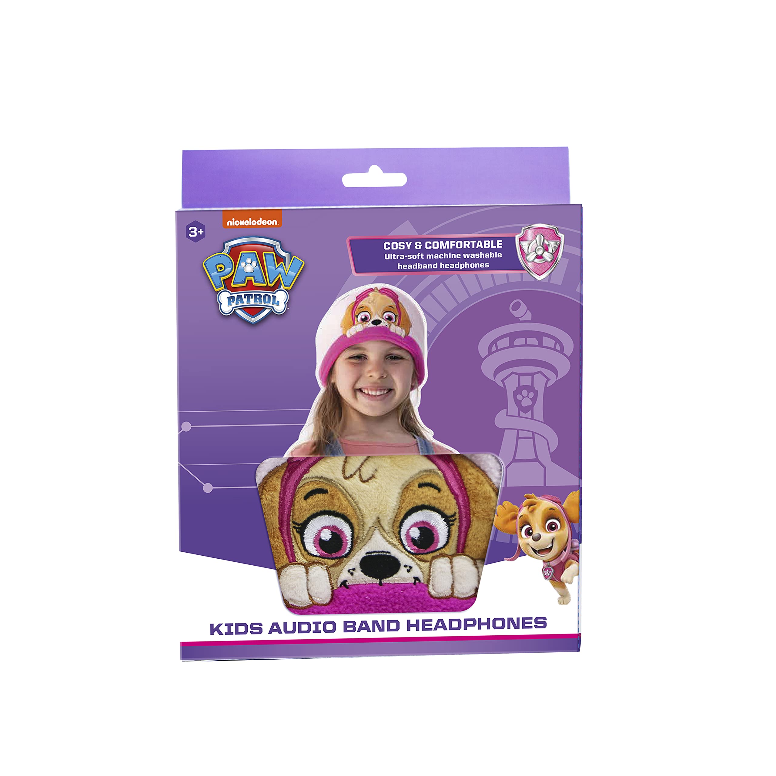 OTL Technologies PAW806 Kids Headphones - Paw Patrol Pink Headband Headphones for ages 3+