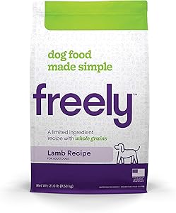Freely Limited Ingredient Diet, Natural Dog Food, Whole Grain Adult Dry Dog Food