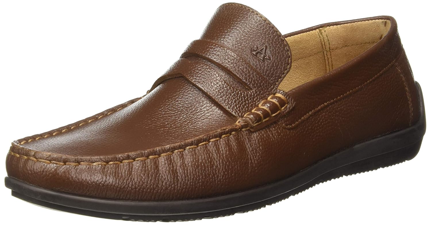 Buy Arrow Men�s Theodore Leather Driving Shoes at Amazon.in