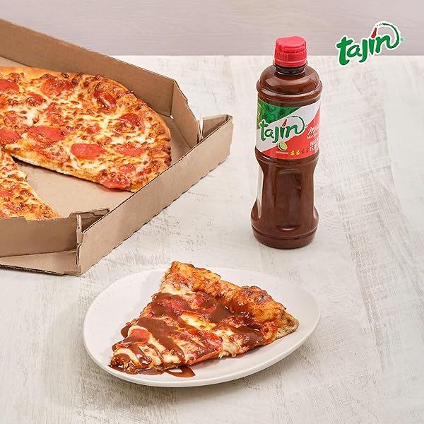 TAJIN FRUITY CHAMOY SAUCE 15.38OZ AND CHILE LIME SAUCE 15.38OZ BUNDLE (PACK OF 2)