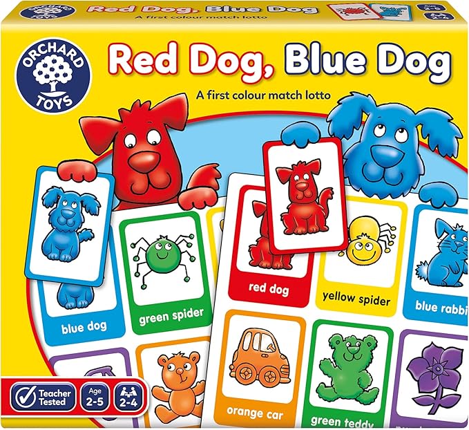 Orchard Toys Red Dog Blue Dog Lotto 
