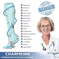 CHARMKING Compression Socks for Women & Men