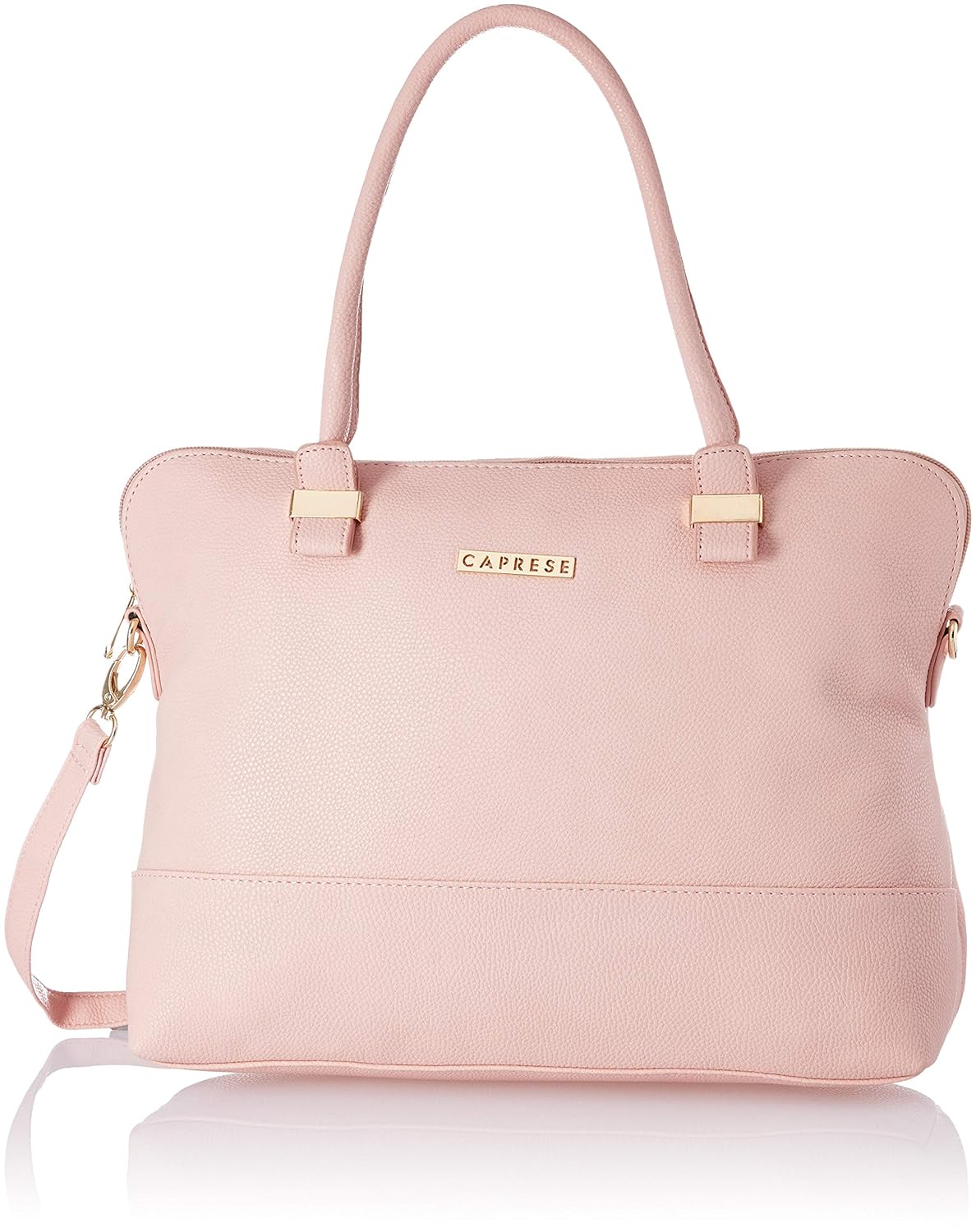 caprese lisa women's satchel (blush pink)