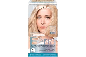 L’Oréal Paris Feria Multi-Faceted Shimmering Permanent Hair Dye, 110 Very Light Beige Blonde, with Bonding Complex Conditione