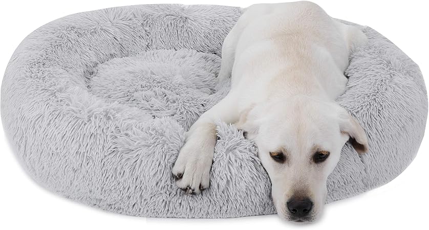 amazon fluffy dog bed