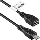 mumbi Micro USB Verl&auml;ngerung - Micro USB Buchse auf Micro USB Stecker f&uuml;r z.B. KFZ Ladekabel Datenkabel USB Kabel etc.