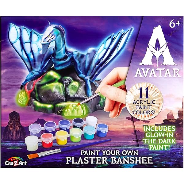 Amazon.com: Cra-Z-Art Avatar Paint Your Own Plaster Banshee Craft