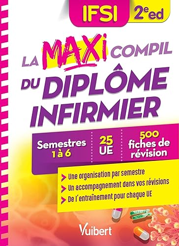 Download La Maxi Compil du diplome infirmier : Semestres 1 a 6 - 25 UE - 500 fiches de revision PDF