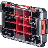 CRAFTSMAN VERSASTACK Storage Organizer, Small Parts Organizer, 20-Compartments, Lid Includes Secure Latch (CMST17828)