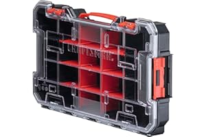 CRAFTSMAN VERSASTACK Storage Organizer, Small Parts Organizer, 20-Compartments, Lid Includes Secure Latch (CMST17828)