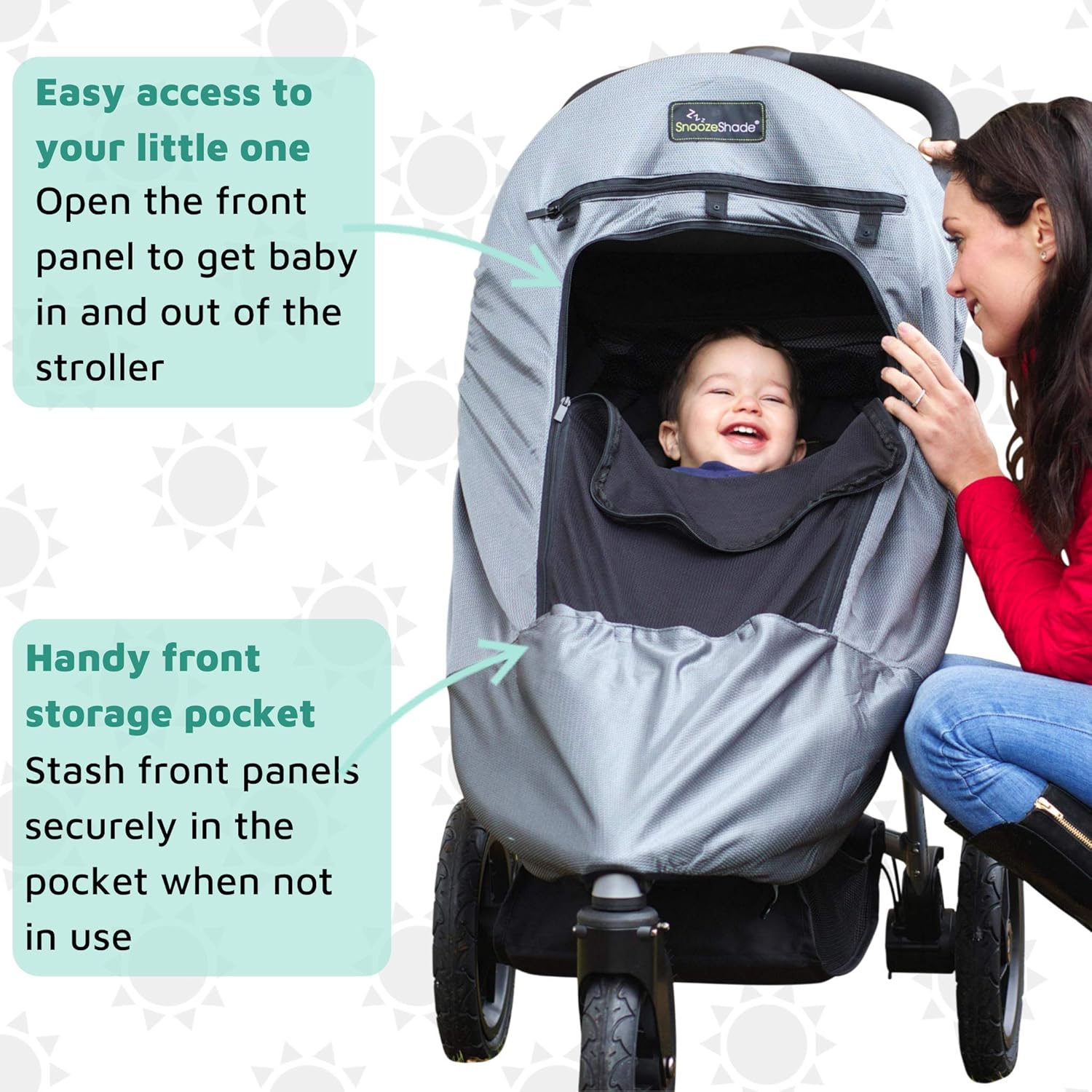 snooze shade pram cover
