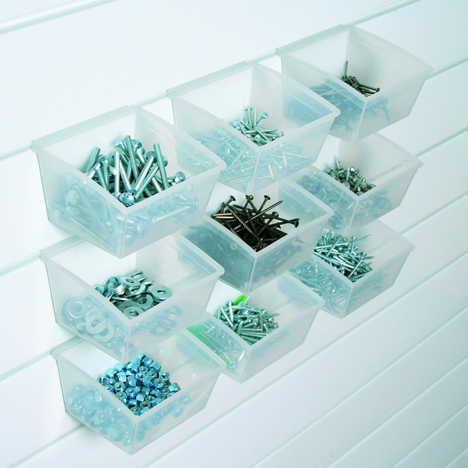 Proslat 3210 Probin Storage Bin Designed for PVC Slatwall, Small, 10