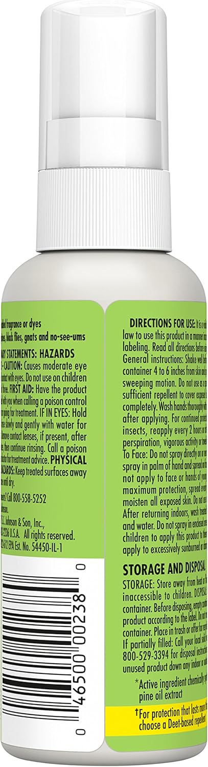 OFF! Botanicals Mosquito and Insect Repellent IV, Plant-Based* Bug Spray, Deet-Free**, 4 oz.: Health & Personal Care