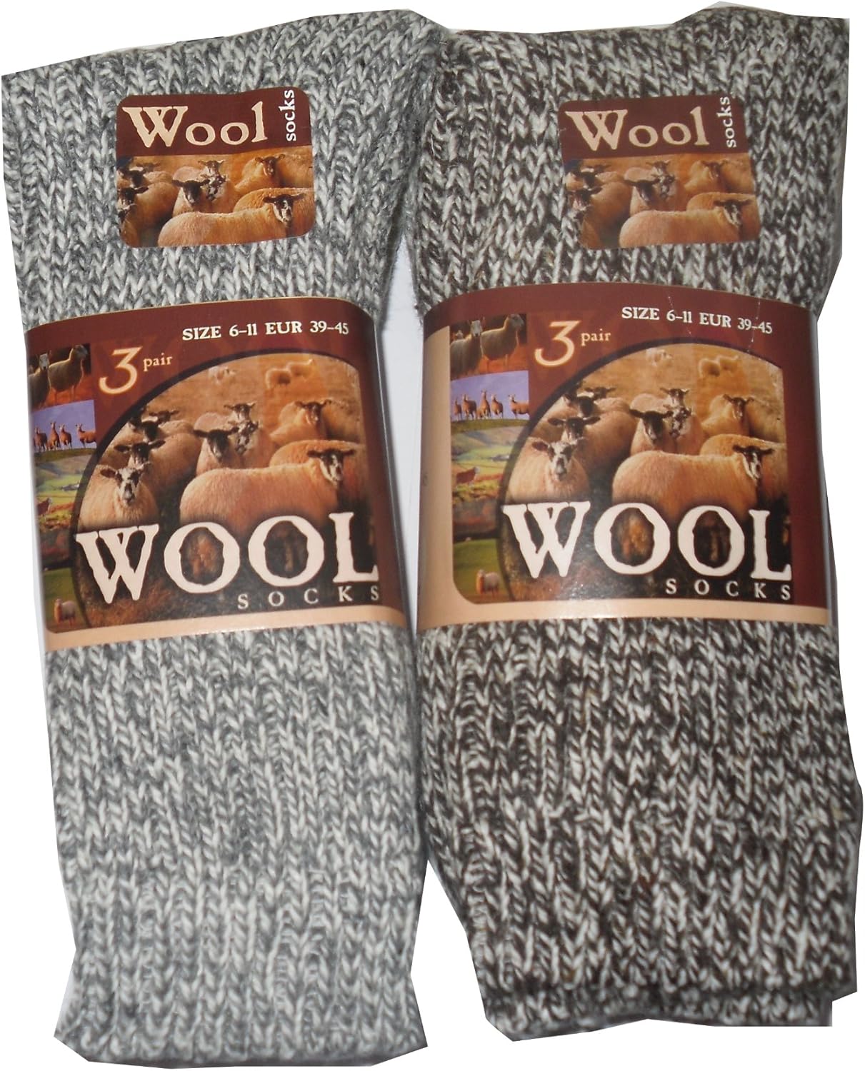 6 Pairs Mens Extra Thick Short Wool Mix Socks. Amazon.co.uk Clothing
