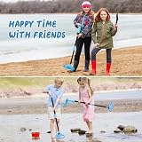 Smofrees Metal Detector Kids, USB Rechargeable, Adjustable 24-34 Inches, Blue view 7