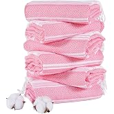 6-Pack Turkish Beach Towels Set – Oversized, Quick-Dry, Sand-Free Pool Towels For Beach, Yoga, Camping & Travel - View #7