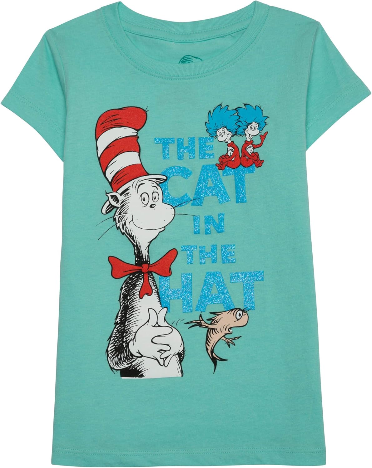 Dr. Seuss Girls' Little Girls' Cat in the Hat TShirt Shirt