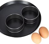 KitchenCraft Egg Rings Set of 2 Non Stick 9 cm for Frying Poaching Omelettes view 4