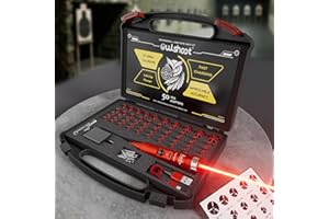 OWLSHOOT Rechargeable Bore Sight Laser Kit: Green/Red Laser Boresighter with 50 Adapters Fit for All Gun(0.17 to 12GA) - Multiple Caliber Quick Zeroing for Rifle Pistol - Shooter Essential