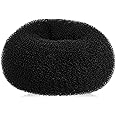 Diane Jumbo Hair Donut, Black, 5.5"