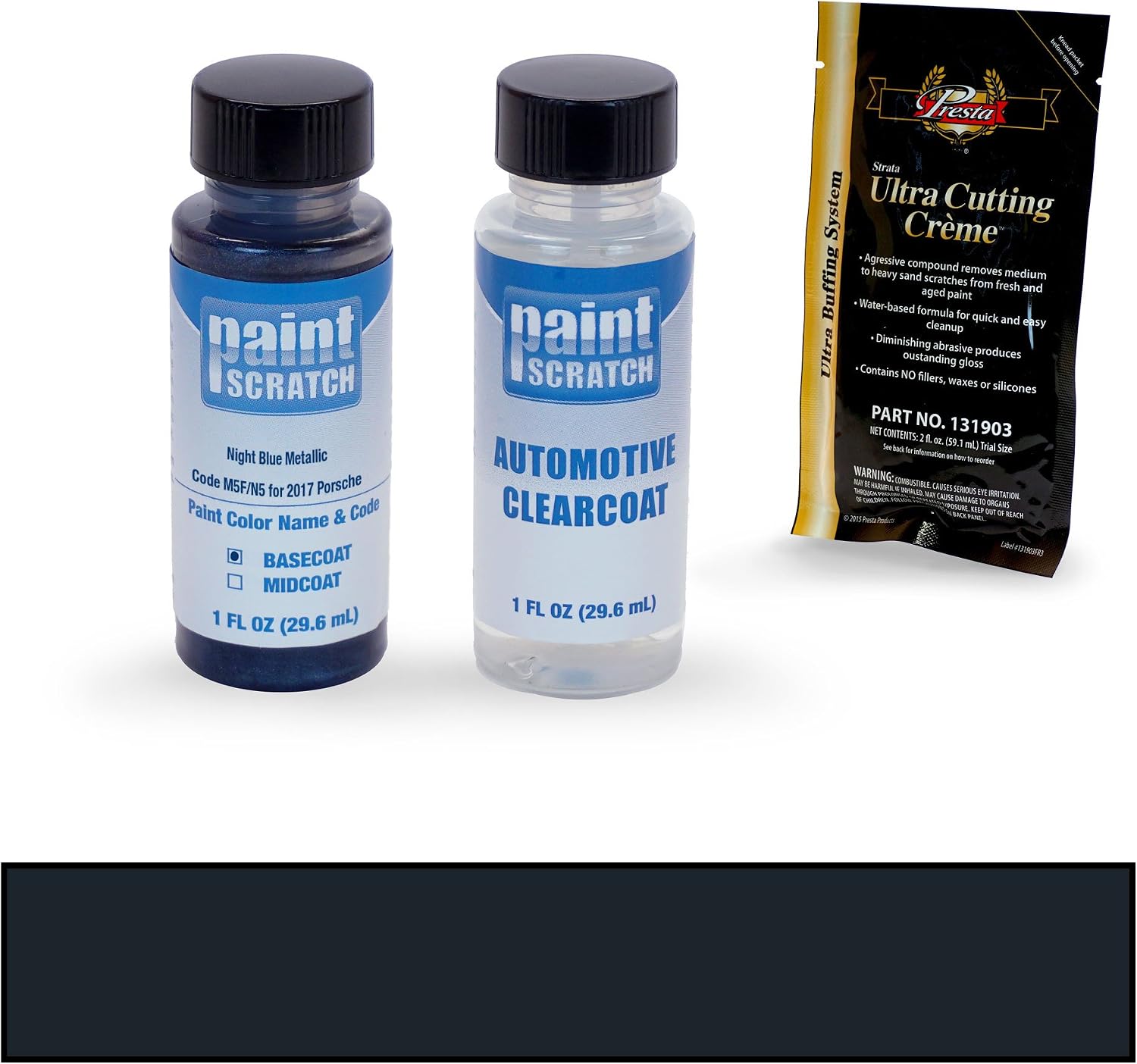 ScratchesHappen Touch Up Paint Kit - Night Blue Metallic For Porsche | Essential Repair Set