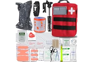 SUPOLOGY First Aid Kits with Tourniquet 36" Splint Bandage, Survival Gear and Equipment Multi-Purpose Emergency Bag Tool Kits, Survival First aid Kits Emergency kit for Outdoor Camping Hunting Car