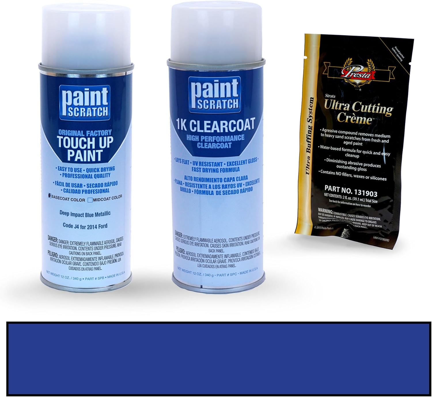 Amazon.com: PAINTSCRATCH Deep Impact Blue Metallic J4 for 2014 Ford