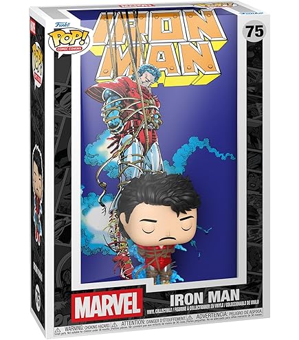 Amazon.com: Funko Pop Iron Man 674- Iron Man Wood Deco : Toys & Games