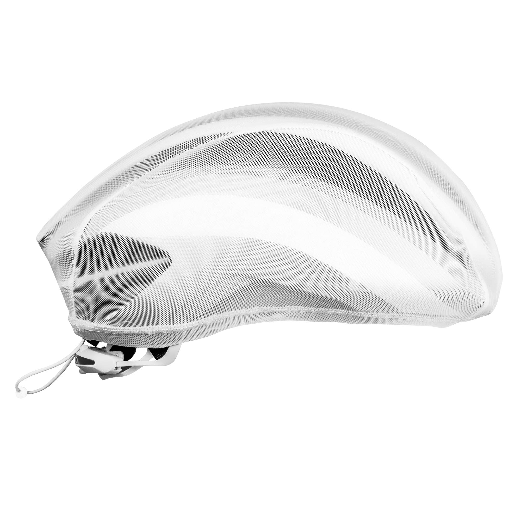 GripGrab Unisex's BugShield Insect Shield Guard Light Breathable Bicycle Helmet Cover Cycling Protector Net, White, One Size