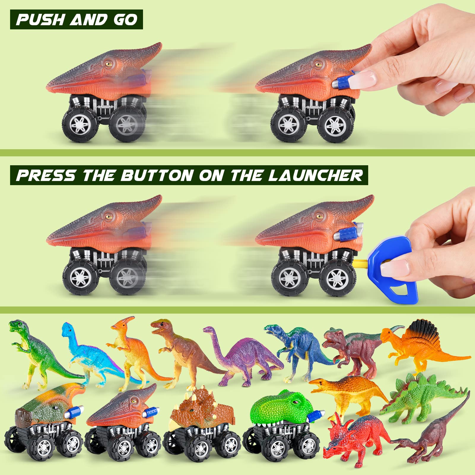 DINOBROS Meerestier-Autos Zum Zurückziehen – 4er Pack Mit Hai, Delphin, Hammerhai & Killerwal – Coole Spielzeugautos Für Kinder Ab 3 Jahren