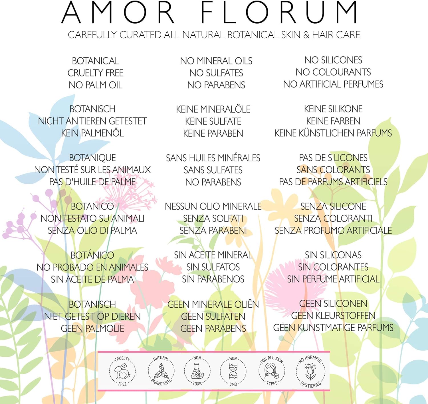 Amor Florum - Aloe Flowers - Hydrating Floral Mist - 99% Natural. Aromatic Cleanser, Toner, Primer, to Soothe, Scent and Refresh. 250ml - Image 4